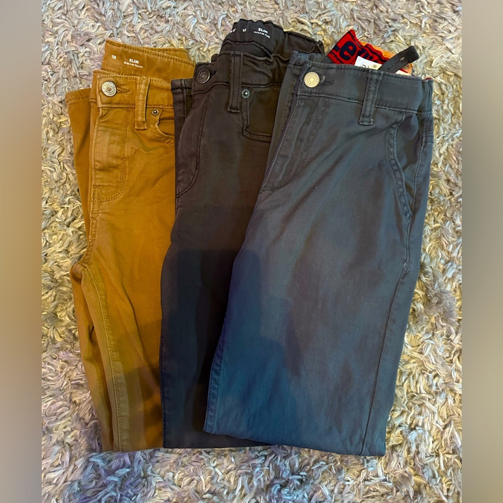 Set of 3 boys pants.  Selling as a set.